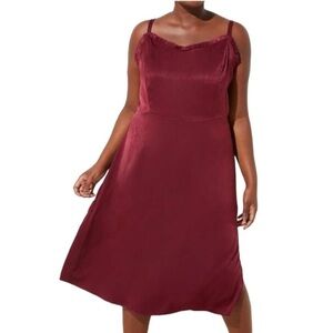 Loft Satin Slip Dress - Size 2